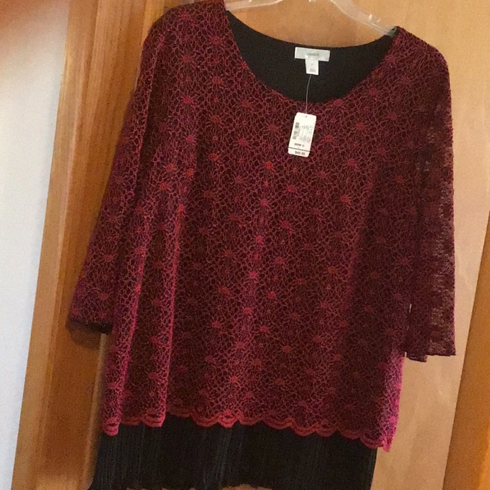 CJ Banks Dressy Blouse